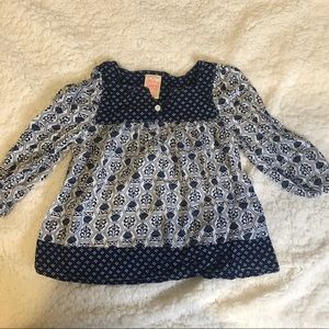 XS 4-5 Girl blue blouse